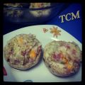 Champiñones rellenos (al microondas)