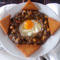Espinacas guisadas con garbanzos.