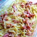 Espaguetis a la Carbonara. Manera Tradicional