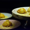 Medias lunas de mascarpone y caramelo