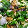ENSALADA CON CHAMPIÑONES Y QUESO
