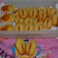Madeleines de melocotón para bebés. #BLW Rules