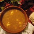 Sopa de coliflor y fideos de Rocío