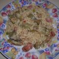 Arroz con carnes y verduras