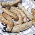 Salchichas de cerdo frescas  al vino blanco