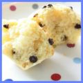 Muffins con gotas de chocolate