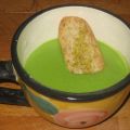 Crema de guisantes (thermomix)