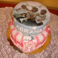 Tarta triple bautizo