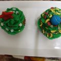 CUPCAKES  DE NAVIDAD SABOR NARANJA