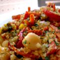 Cous cous con wok de garbanzos y verduras