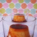 Flan de queso mascarpone individual.