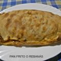 CALZONE CON QUESO, JAMÓN SERRANO Y CHAMPIÑONES