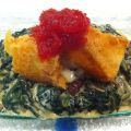 Espinacas con Queso Camembert