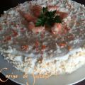 Tarta salada de pan de molde