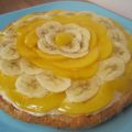 Tarta de hojaldre con fruta