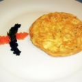 Receta: tortilla de gambas y huevas negras