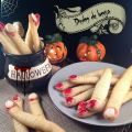Dedos de Bruja-receta fácil para Halloween