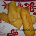 Rollitos de queso y langostino