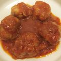 Albóndigas en salsa de tomate casera