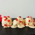 Flores de Coliflor con bechamel y pimiento
