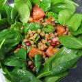 Ensalada invernal con soja marinada