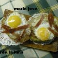 PATATAS RELLENAS DE JAMÓN Y HUEVO DE CODORNIZ