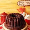 Chocolate Cherry Brownie Cake