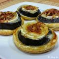 Pilonas de berenjenas y queso con cebolla[...]