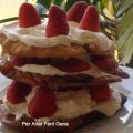 Oranes de fresas amb nata