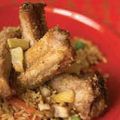 Costillas orientales asadas al horno