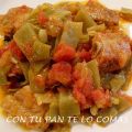 COSTILLAS CON JUDÍAS VERDES