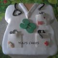 ♥ TARTA DE FONDANT ENFERMERA