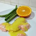 Salmón en salsa de naranja
