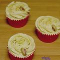 Cupcakes de chocolate y pistacho