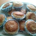 Magdalenas de coco y limón
