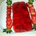 Gelatina rellena de fresas