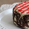 Tarta mousse de chocolate blanco con coulis de[...]