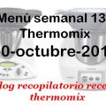 Menú semanal 138  con thermomix