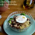 Puré de Patata Trufado con Portobellos y Brocoli