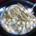 Borrajas con pochas de Navarra