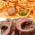 Corazón con pasta fresca