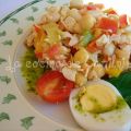 Salpicón de legumbres con surimi