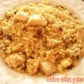 Cuscús o Couscous  de pollo al curry