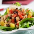 ENSALADA DE GARBANZOS CON BACALAO