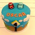Feliz pastel de cars