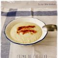 Crema de coliflor