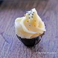 Bombones mini-cupcakes de trufa de baileys