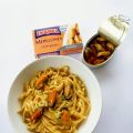 Tallarines con Mejillones