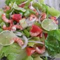 ENSALADA DE GAMBAS Y POMELO