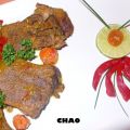 Lengua de ternera  estofada con aroma de brandy